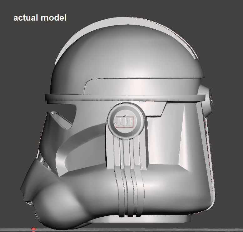 Star Wars Clone Trooper Helmet 3D print model_4
