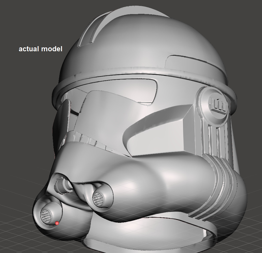Star Wars Clone Trooper Helmet 3D print model_6