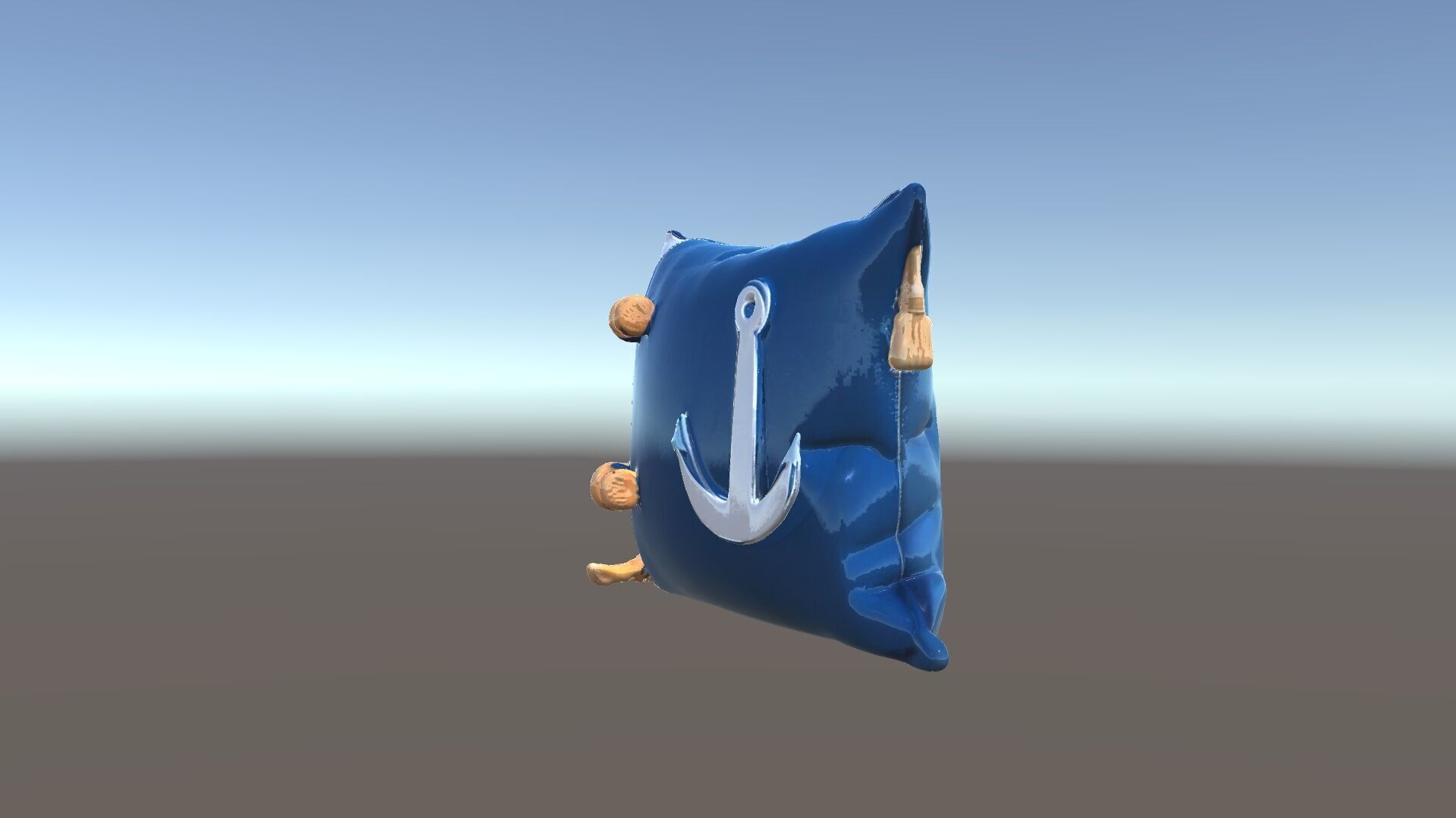 Nautical Anchor Cushion Model Pack Low-poly 3D model_32