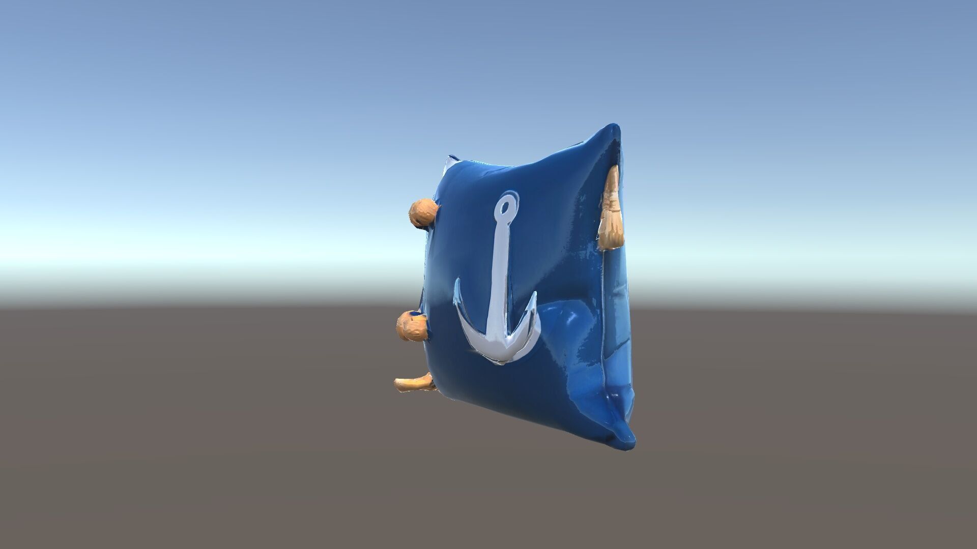 Nautical Anchor Cushion Model Pack Low-poly 3D model_33