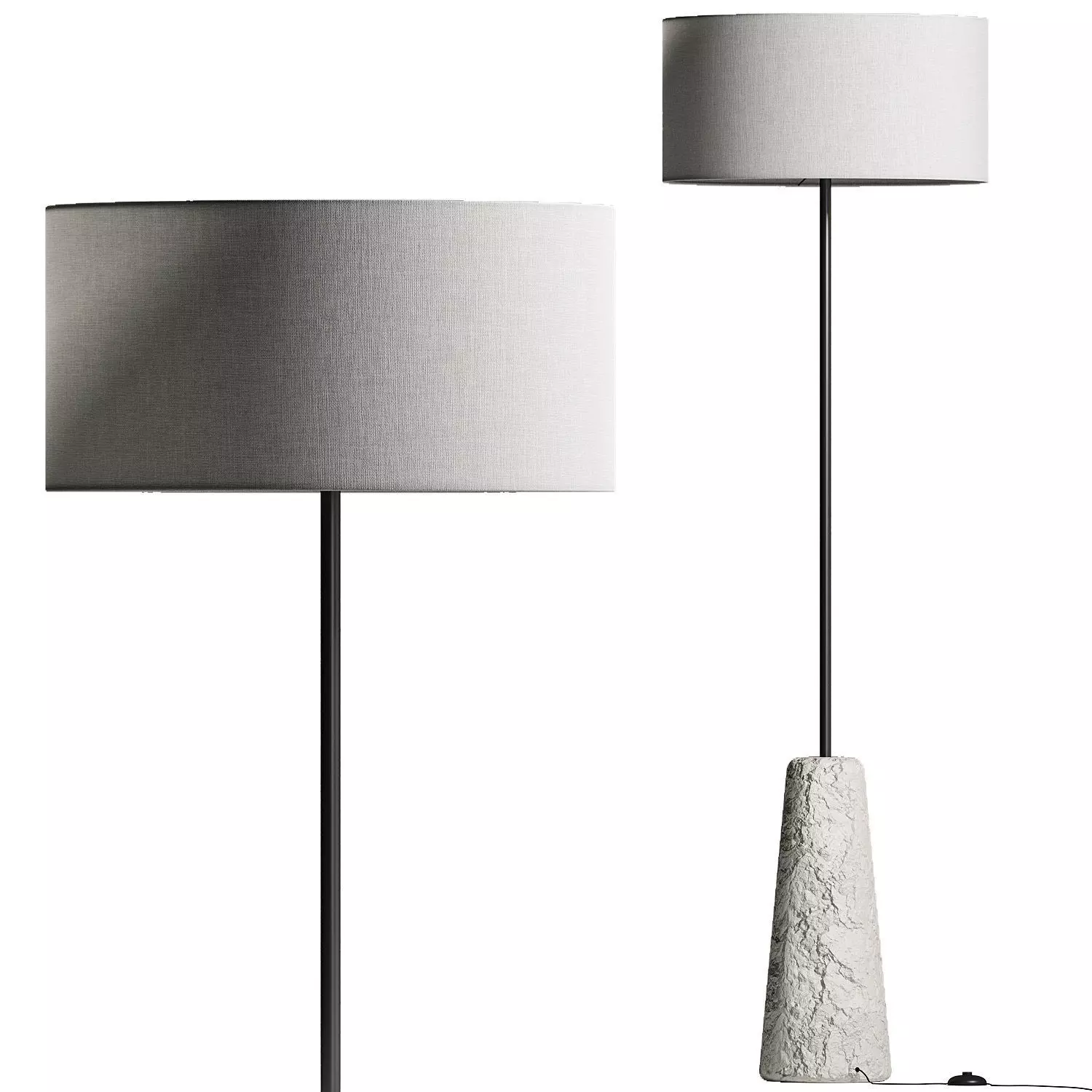 Burke Decor Wren Floor Lamp 3D model_0