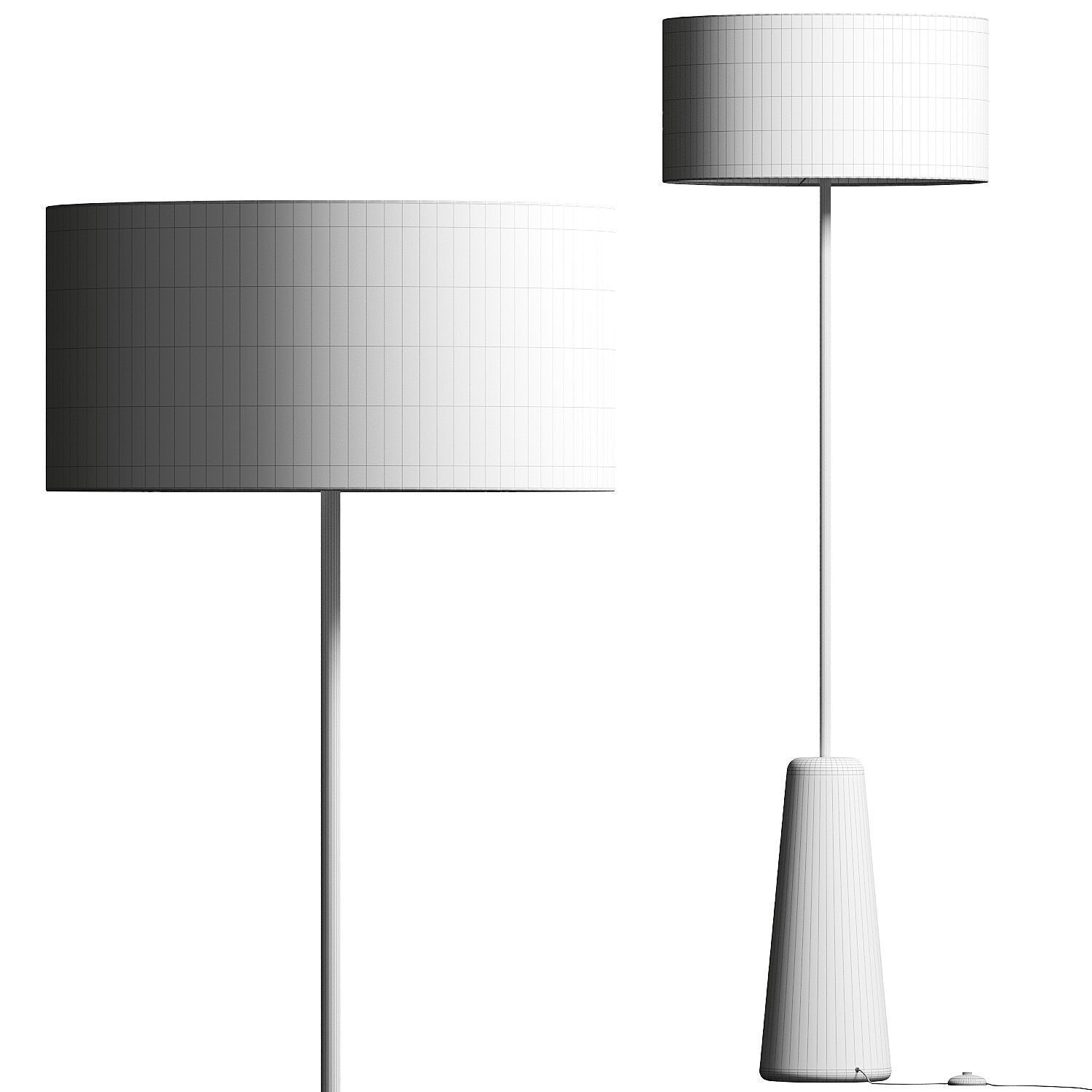 Burke Decor Wren Floor Lamp 3D model_3