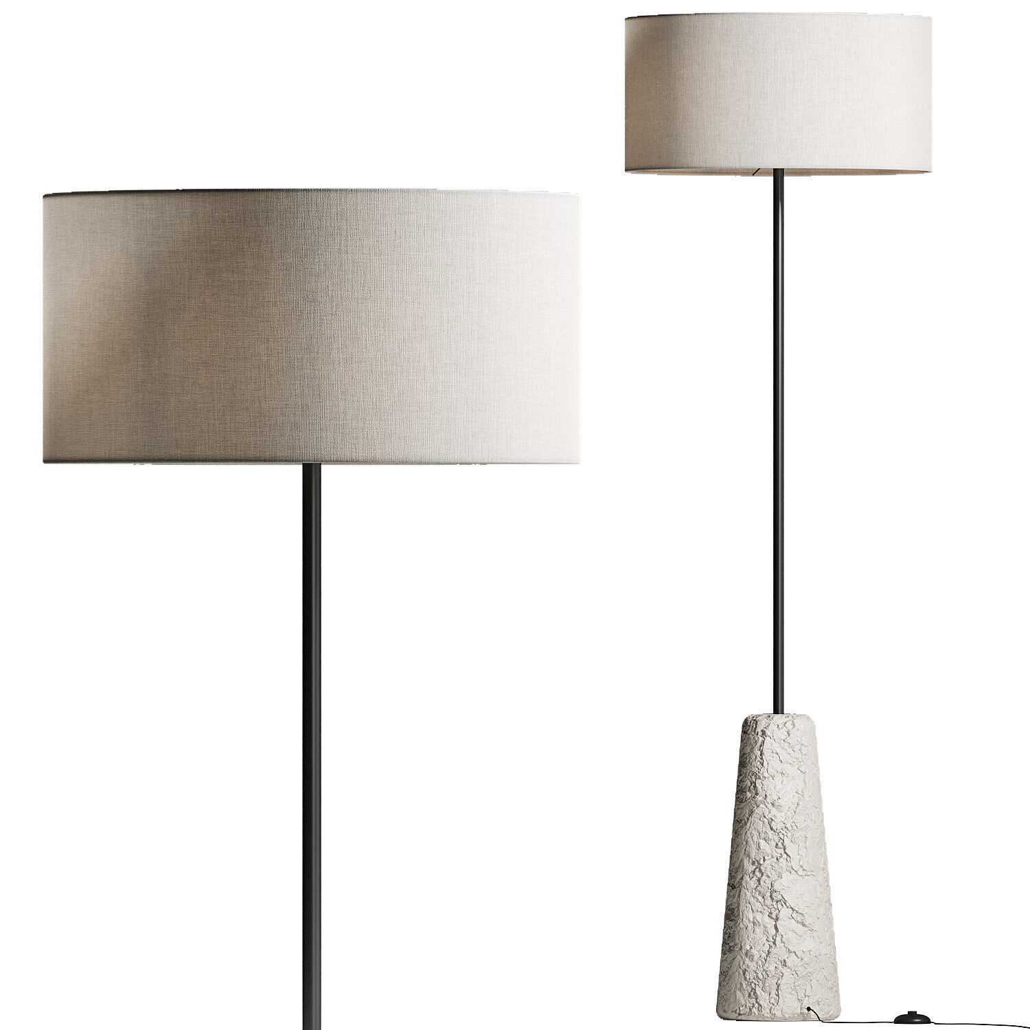 Burke Decor Wren Floor Lamp 3D model_2