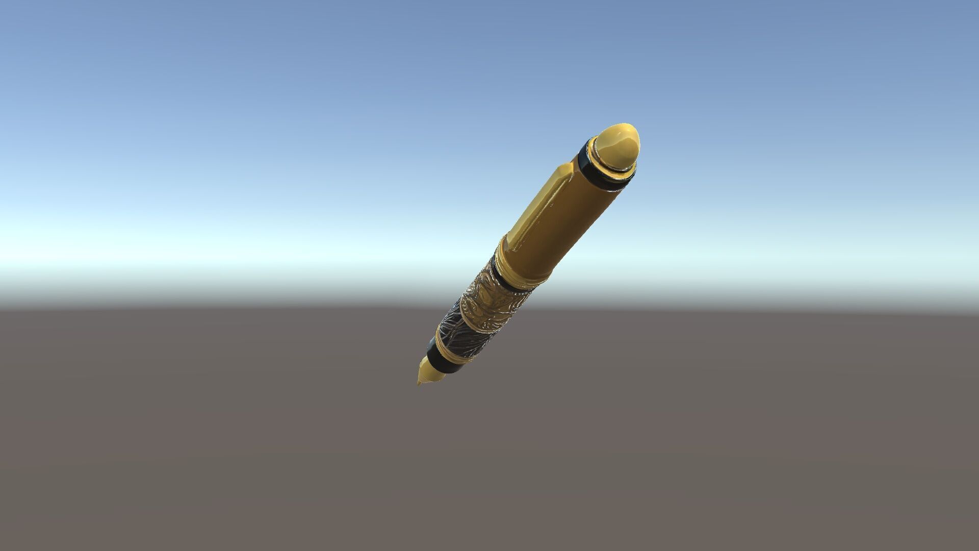 Elegant Fountain Pen Model Pack Low-poly 3D model_5