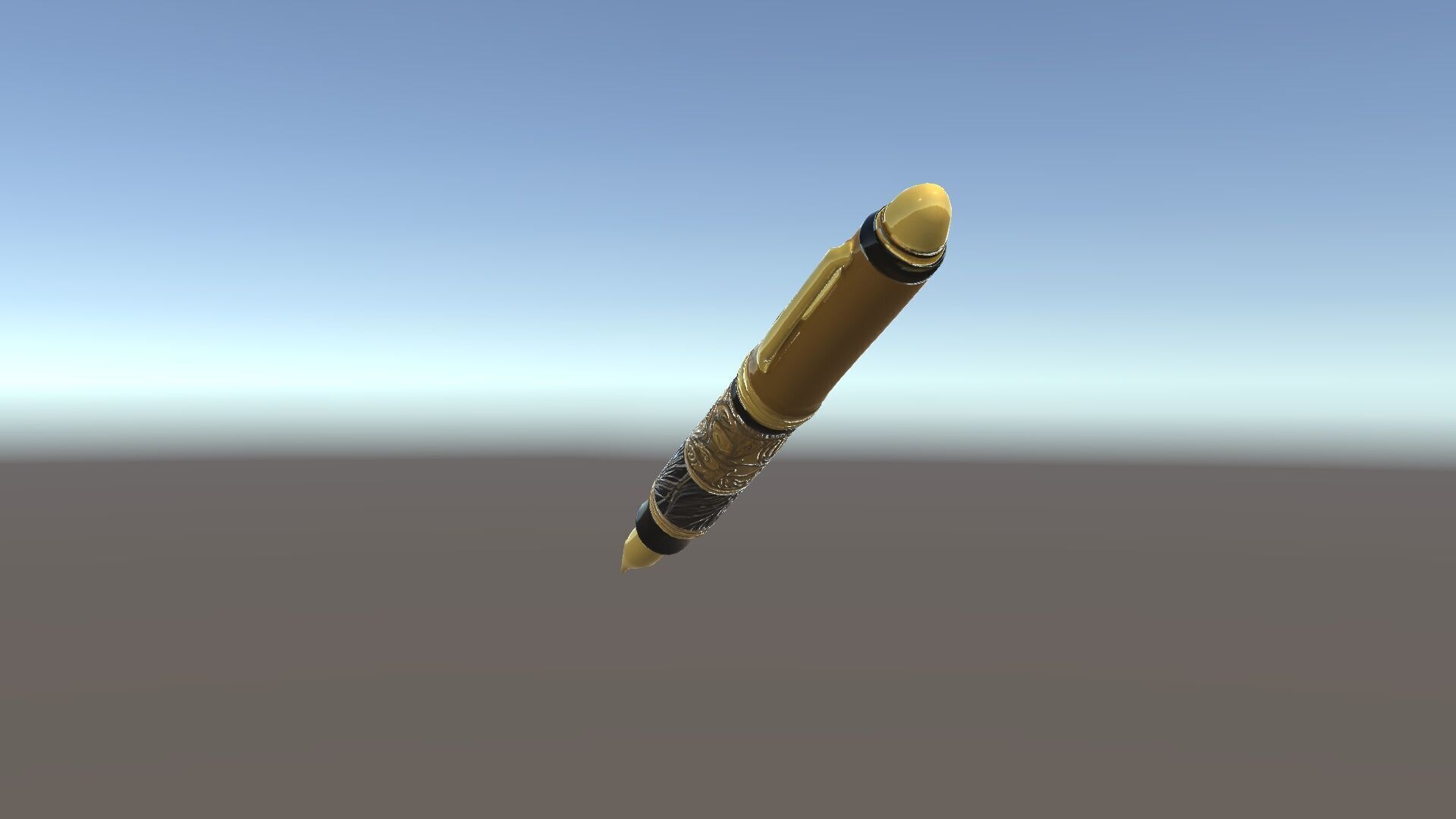 Elegant Fountain Pen Model Pack Low-poly 3D model_23