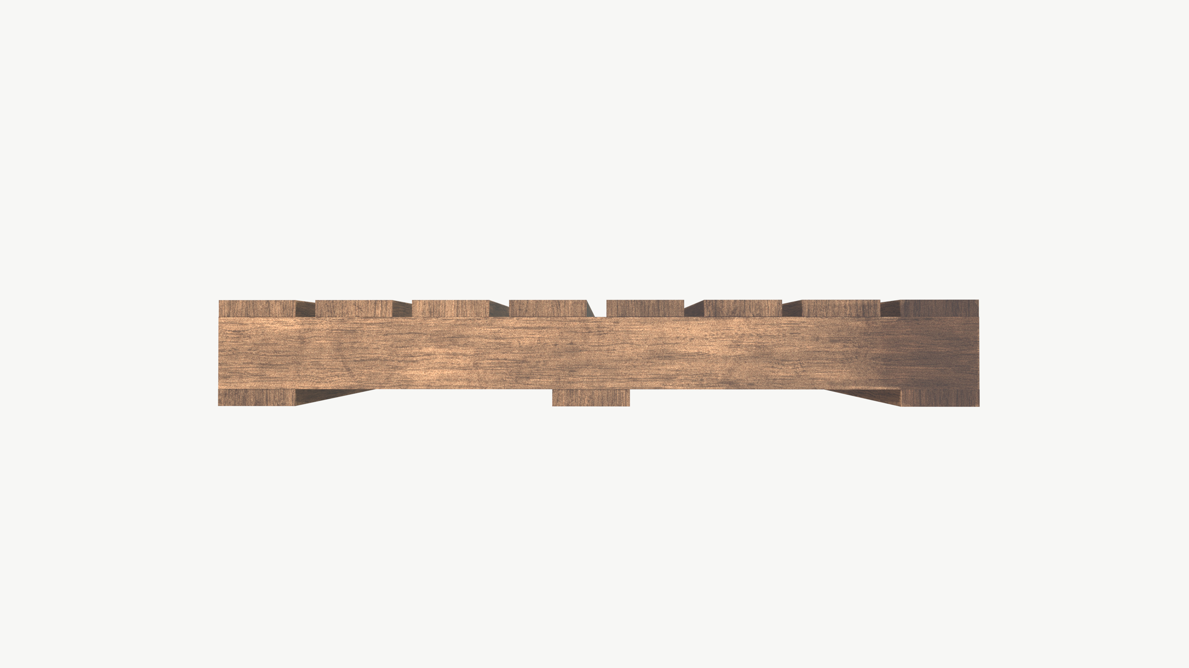 Wooden Pallet 3D model_4