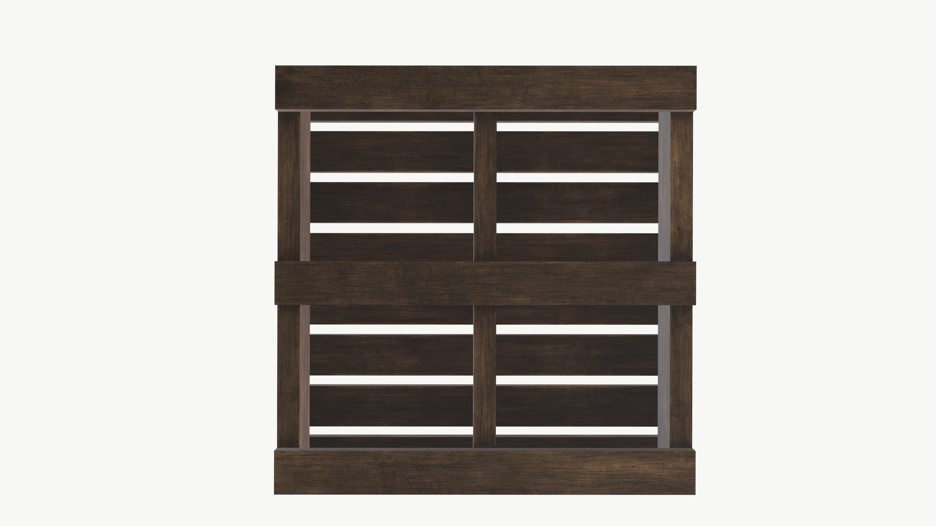 Wooden Pallet 3D model_3