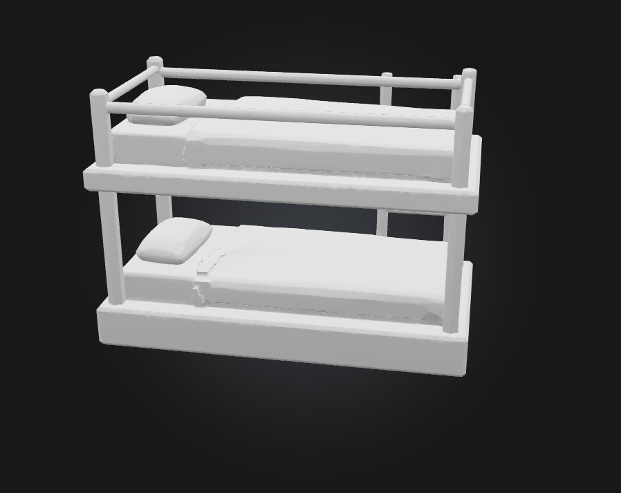 Bunk Bed Bliss  Stacked Comfort with Style 3D model_8