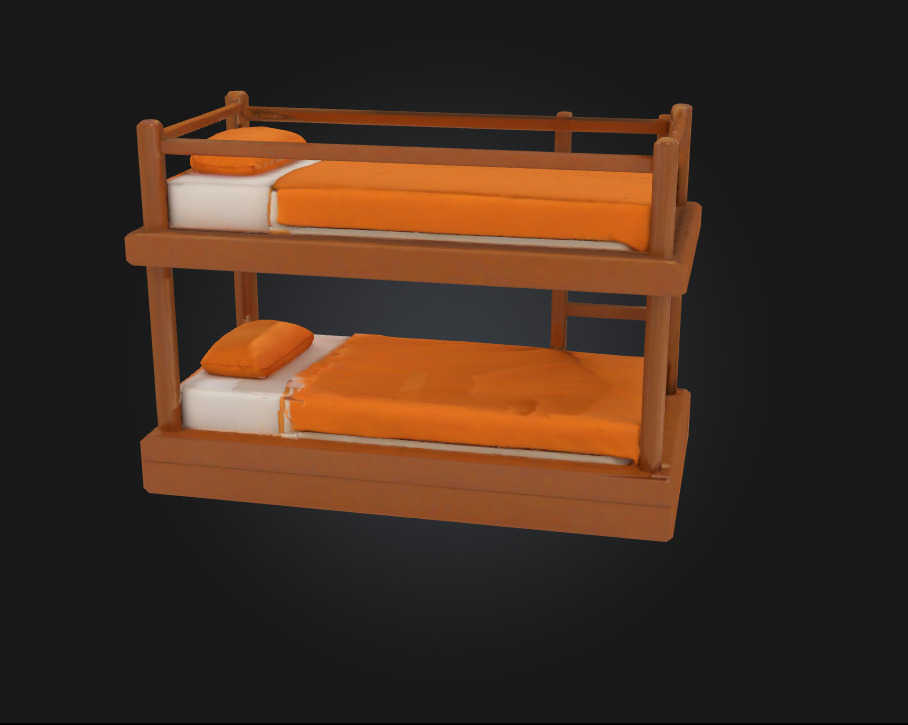 Bunk Bed Bliss  Stacked Comfort with Style 3D model_5