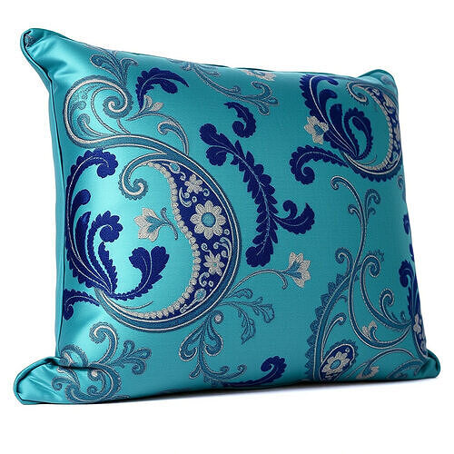 Ornamental Blue Pillow D Model Pack Low-poly 3D model