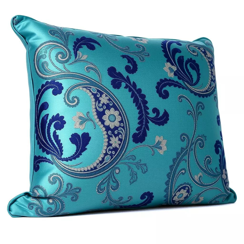 Ornamental Blue Pillow D Model Pack Low-poly 3D model_0