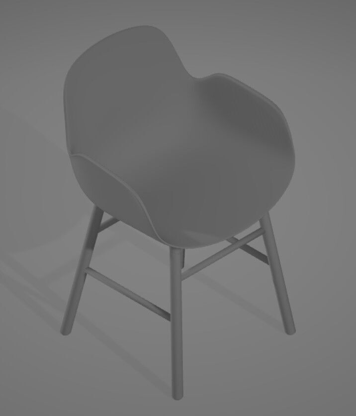 Form Armchair by Normann Copenhagen 3D model_11