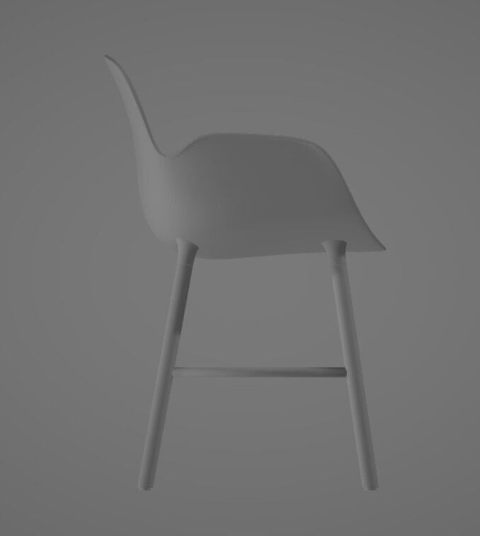 Form Armchair by Normann Copenhagen 3D model_8