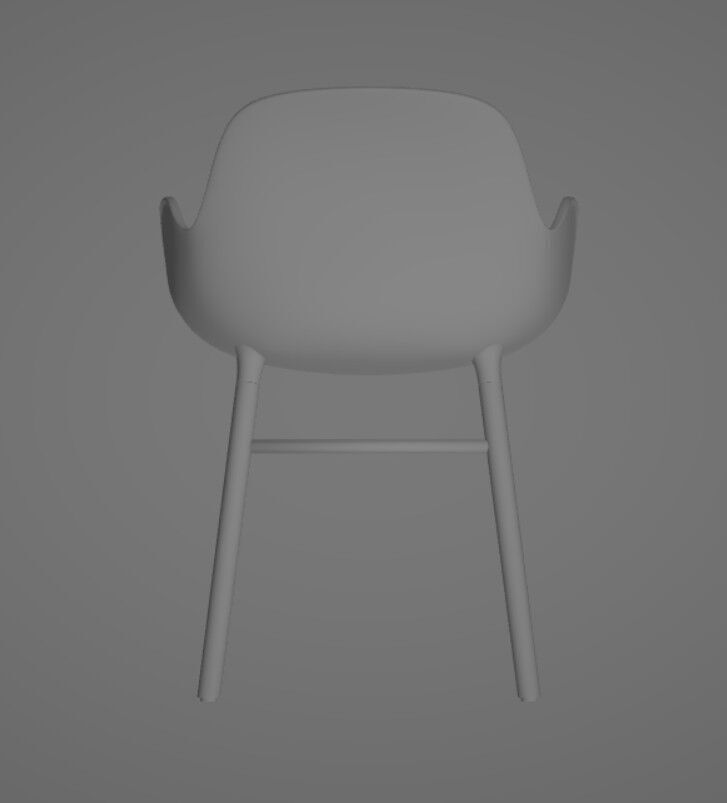 Form Armchair by Normann Copenhagen 3D model_9