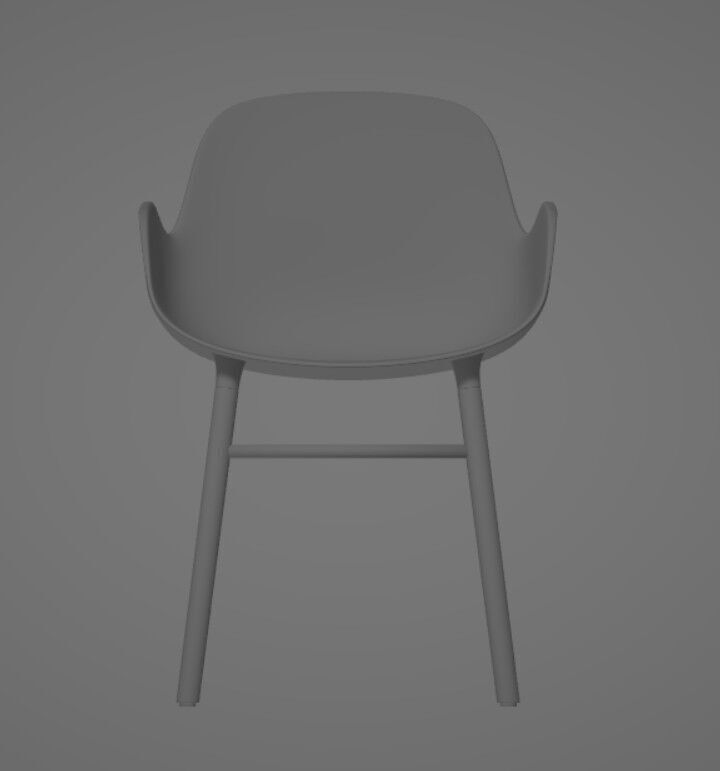 Form Armchair by Normann Copenhagen 3D model_7