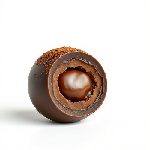 Chocolate Truffle Model Pack with Detailed Texture Low-poly 3D model