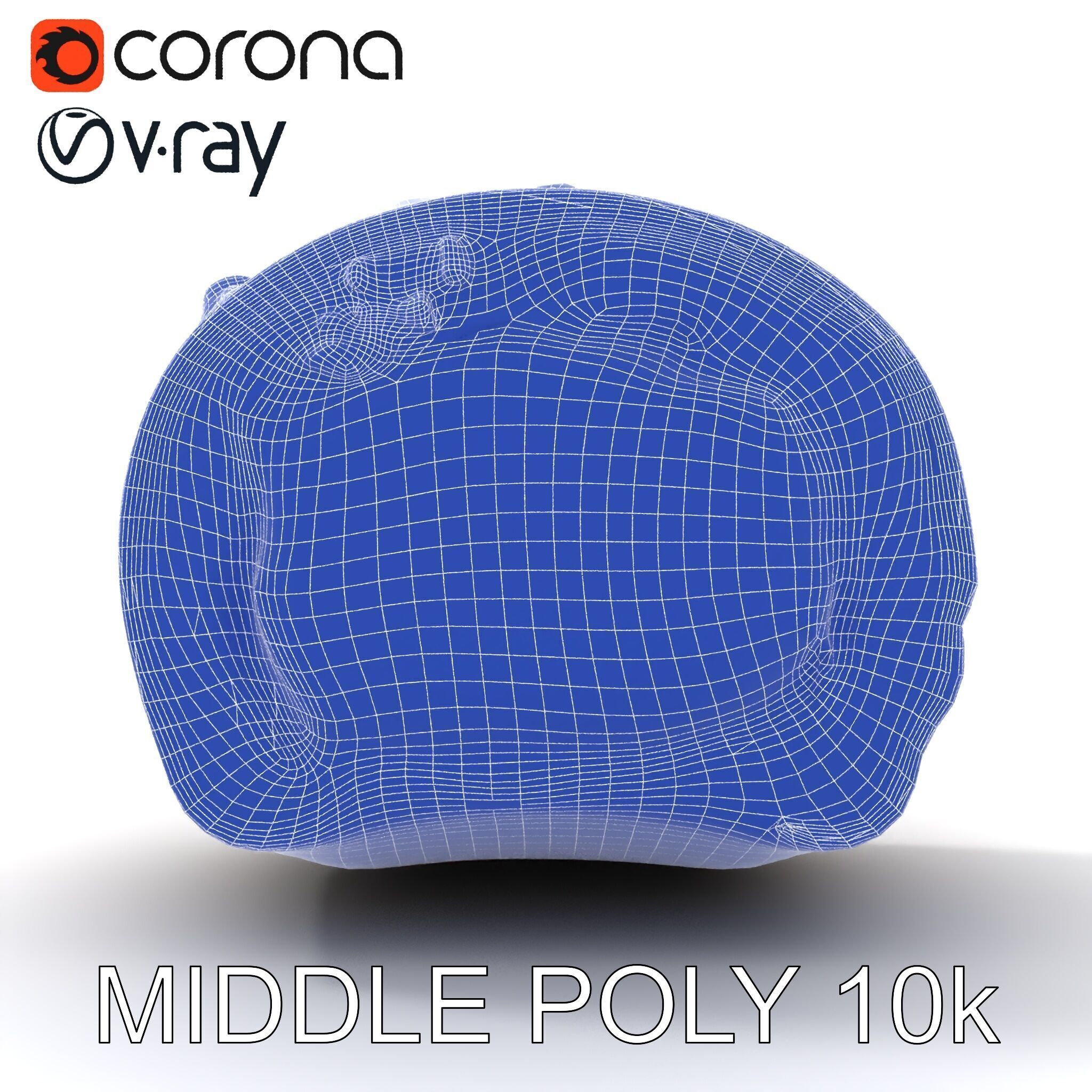 Gourmet Chocolate Truffle with Caramel Center D Model Pack Low-poly 3D model_6