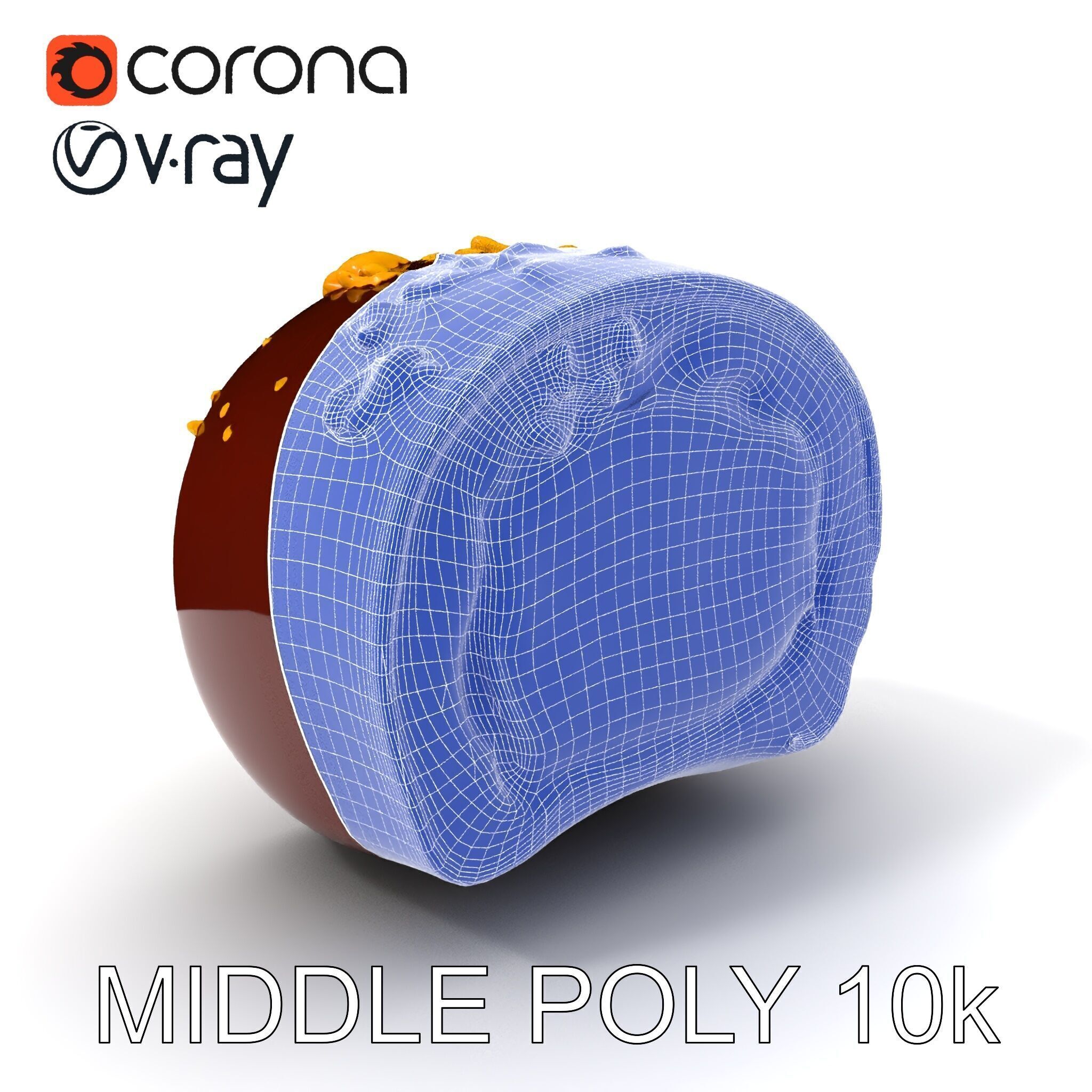 Gourmet Chocolate Truffle with Caramel Center D Model Pack Low-poly 3D model_33