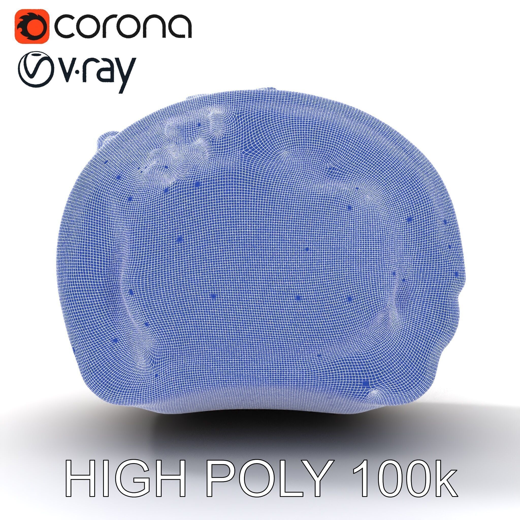 Gourmet Chocolate Truffle with Caramel Center D Model Pack Low-poly 3D model_32