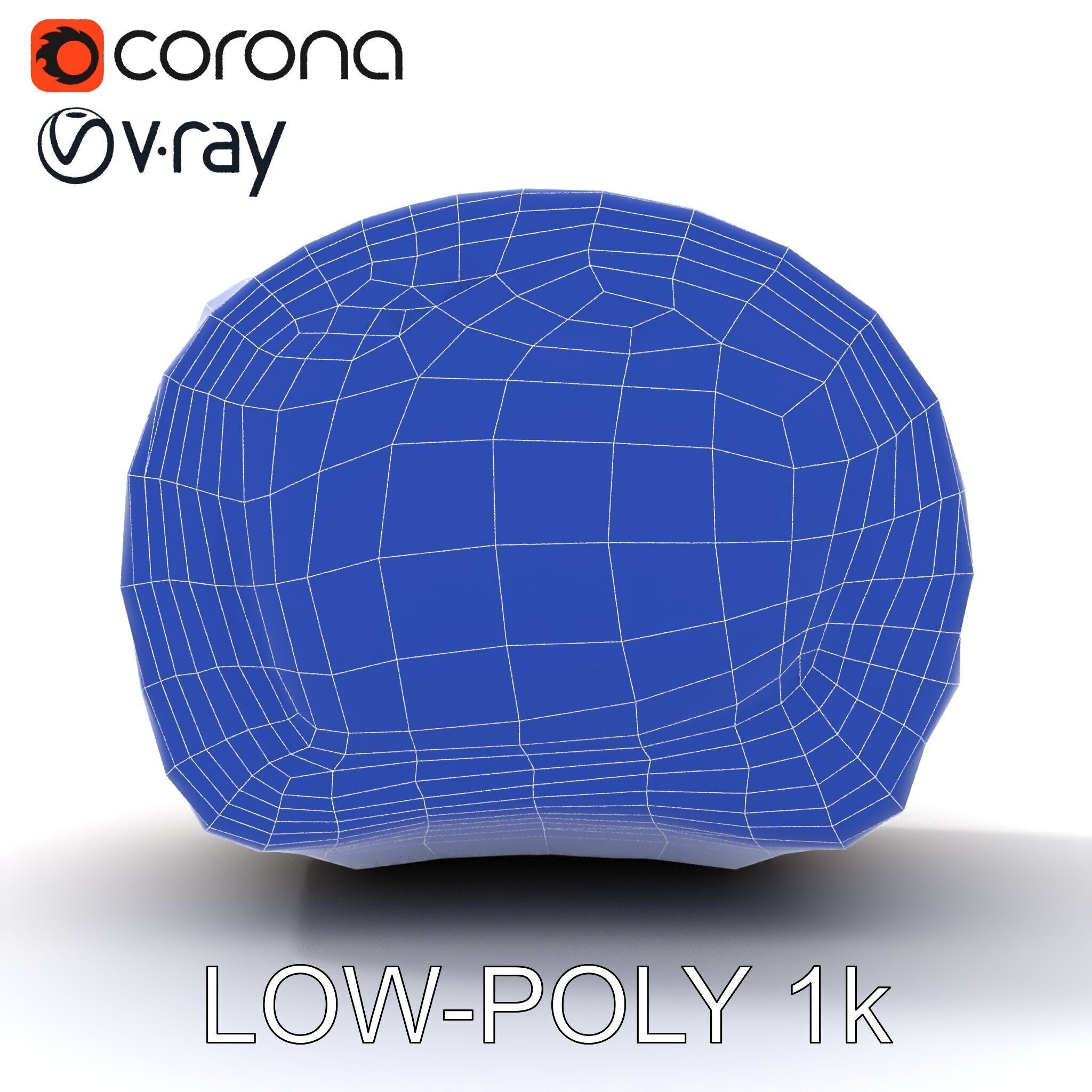 Gourmet Chocolate Truffle with Caramel Center D Model Pack Low-poly 3D model_34