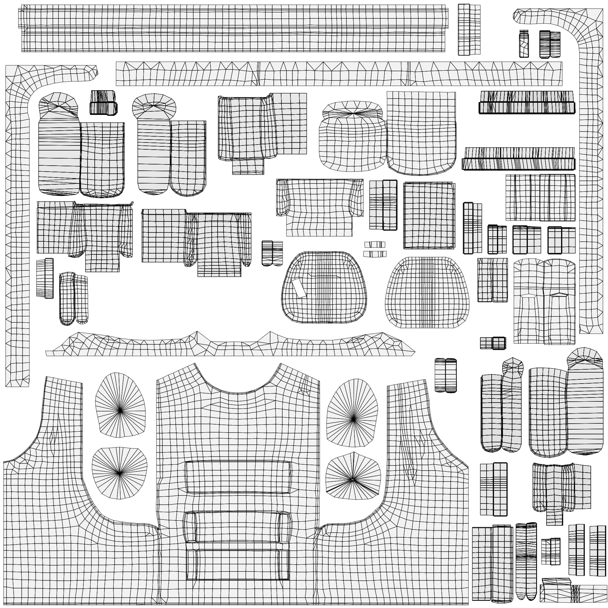 Police Officer Rigged 3D model_43