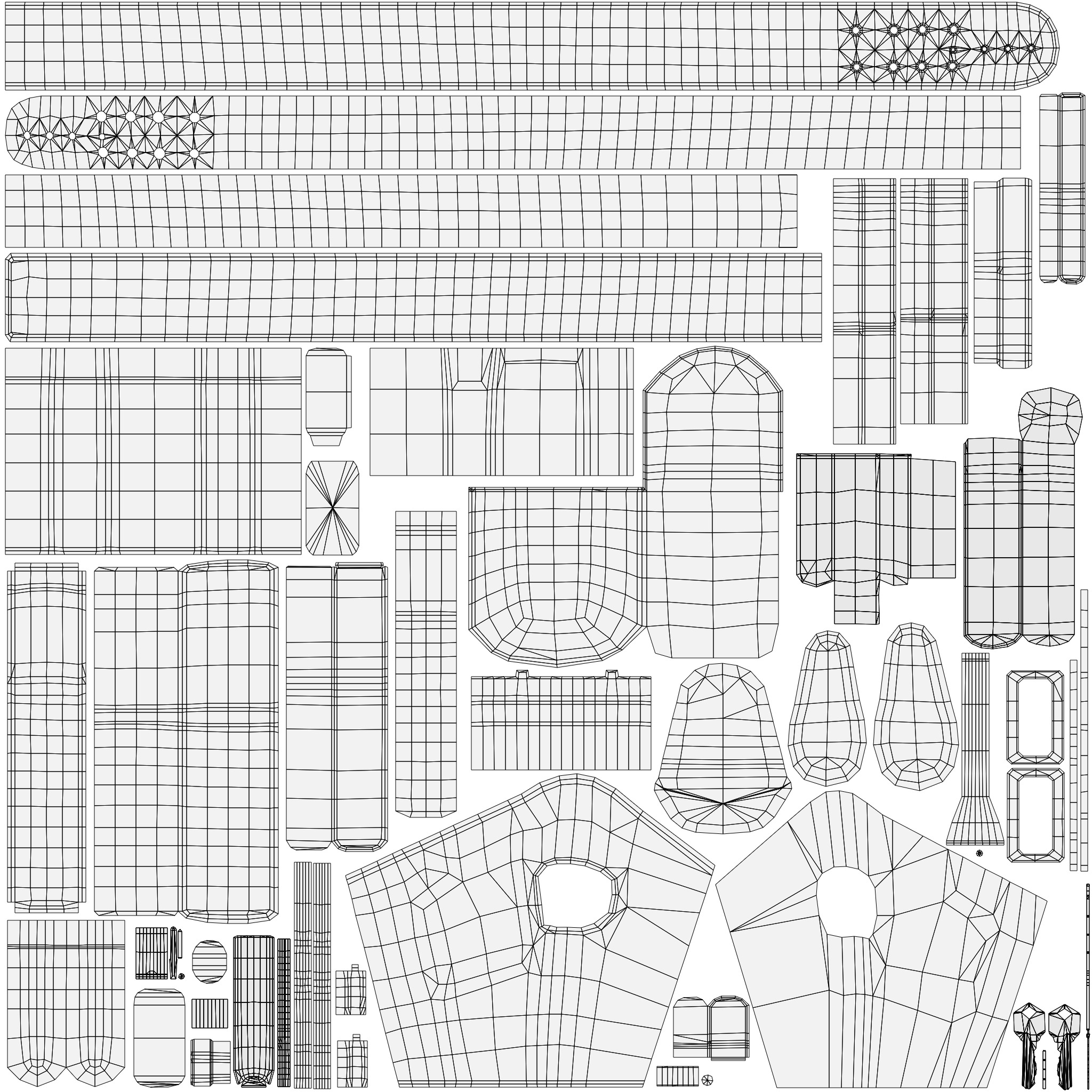 Police Officer Rigged 3D model_44