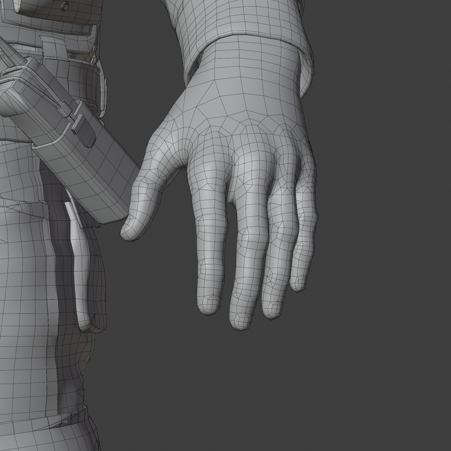 Police Officer Rigged 3D model_52