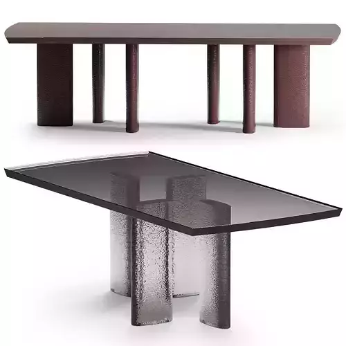 Poliform Adrien Glossy Lacquer Dining Table