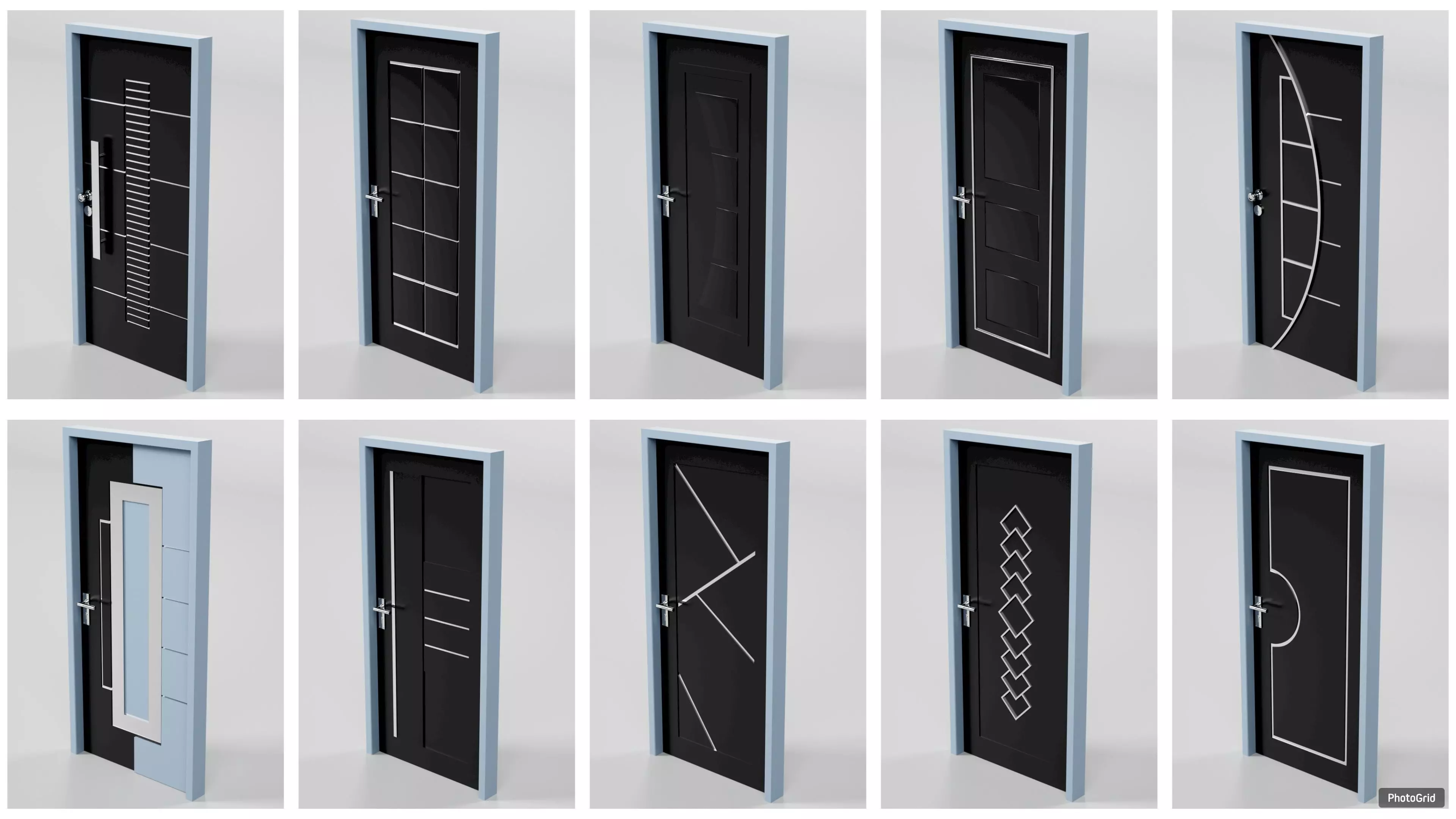 Doors Bundle CG7 3D model