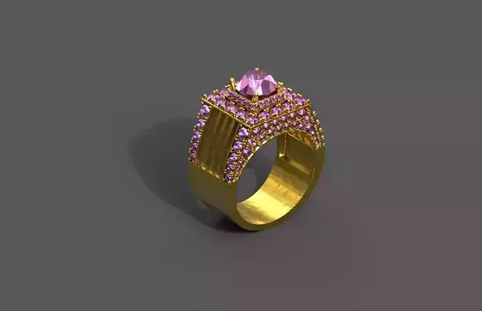 High-Quality 3D Ring Model