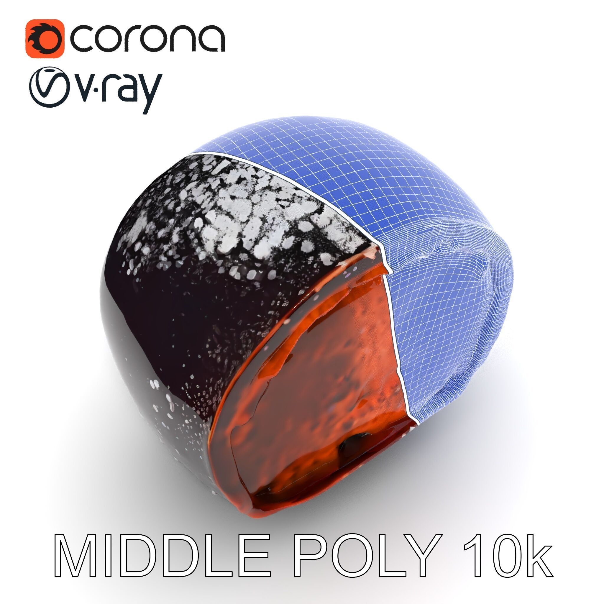 Chocolate Truffle Model Pack Low-poly 3D model_24