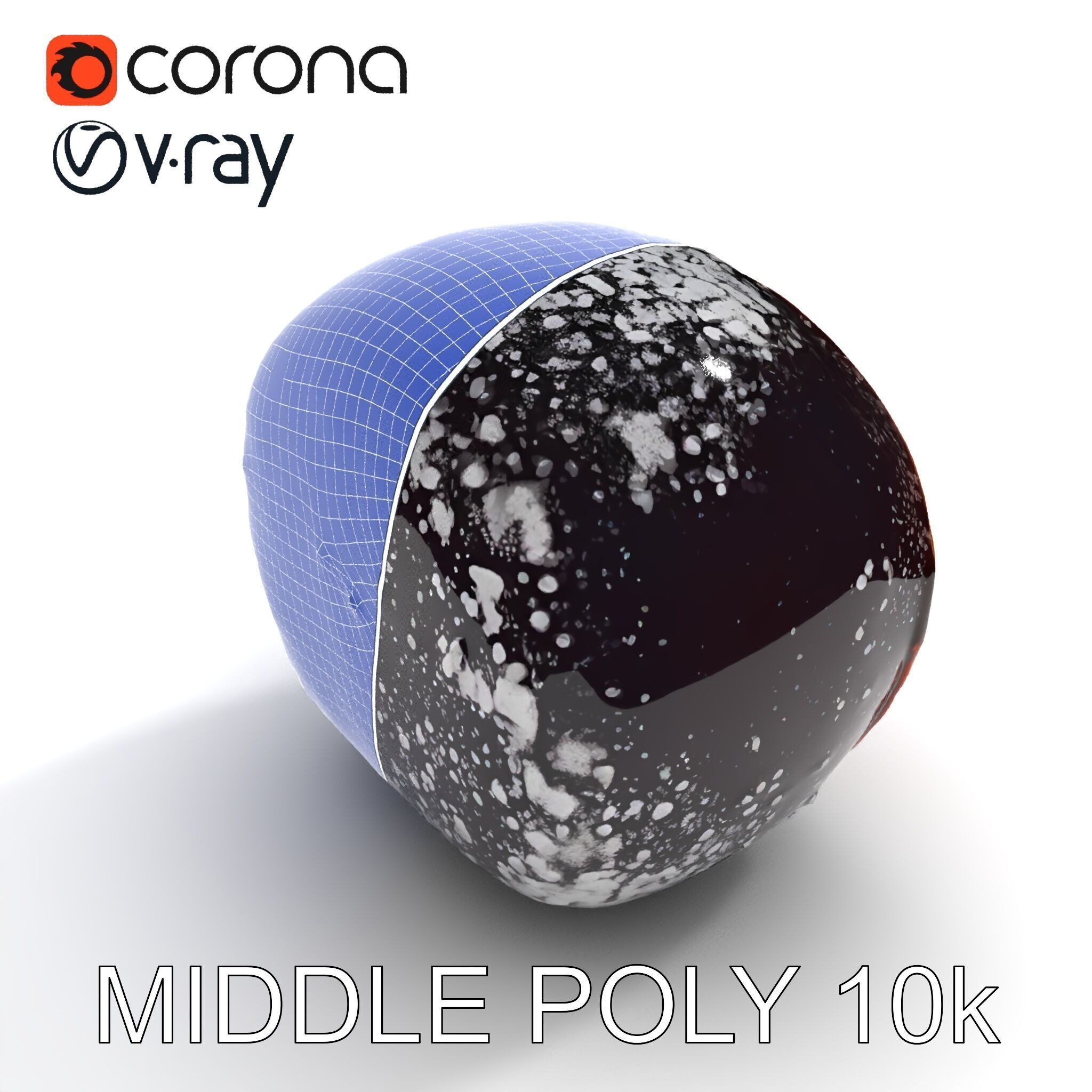 Chocolate Truffle Model Pack Low-poly 3D model_22