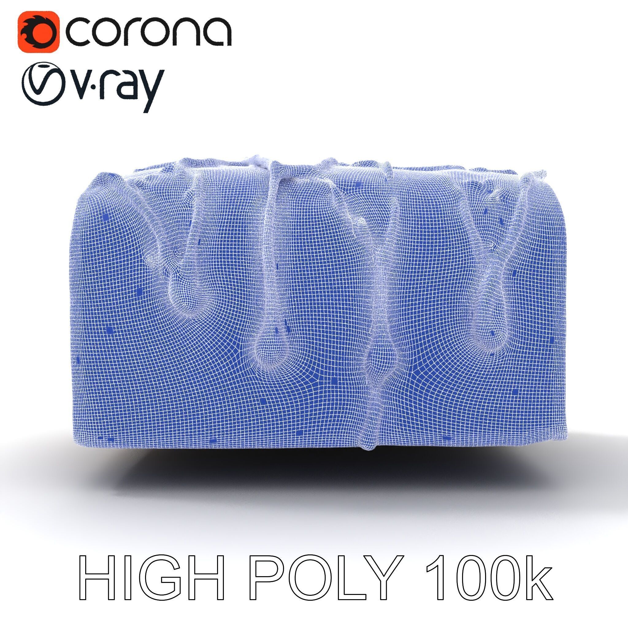 Chocolate Drizzle Cake Model Pack Low-poly 3D model_26