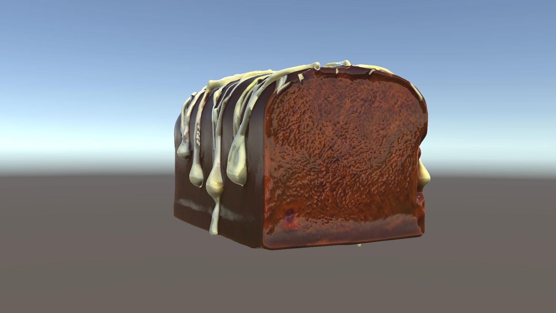 Chocolate Drizzle Cake Model Pack Low-poly 3D model_5