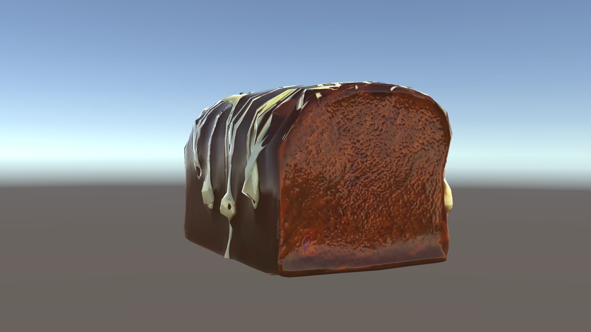 Chocolate Drizzle Cake Model Pack Low-poly 3D model_7