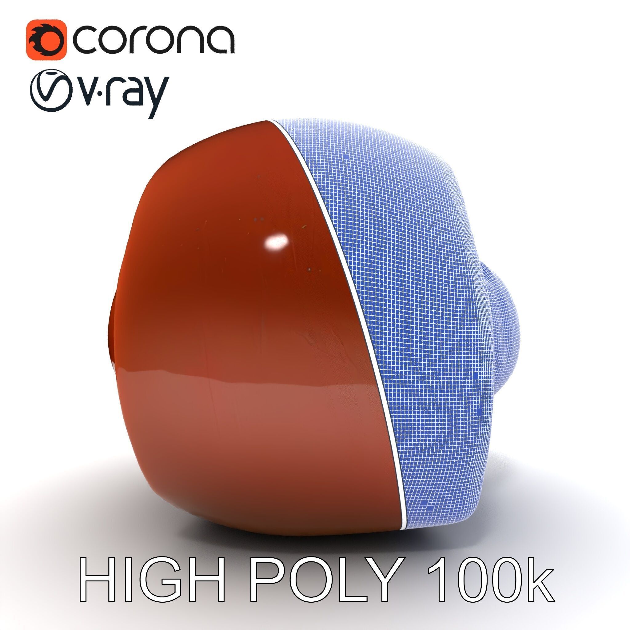 Chocolate Truffle Model Pack Realistic D Model Low-poly 3D model_32