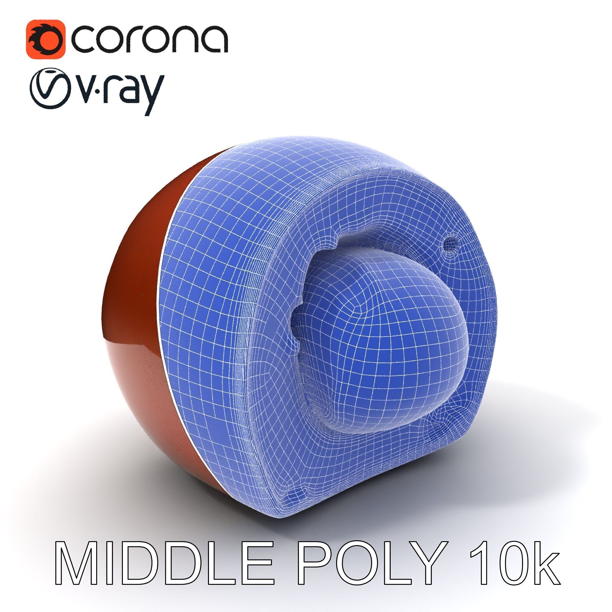 Chocolate Truffle Model Pack Realistic D Model Low-poly 3D model_21