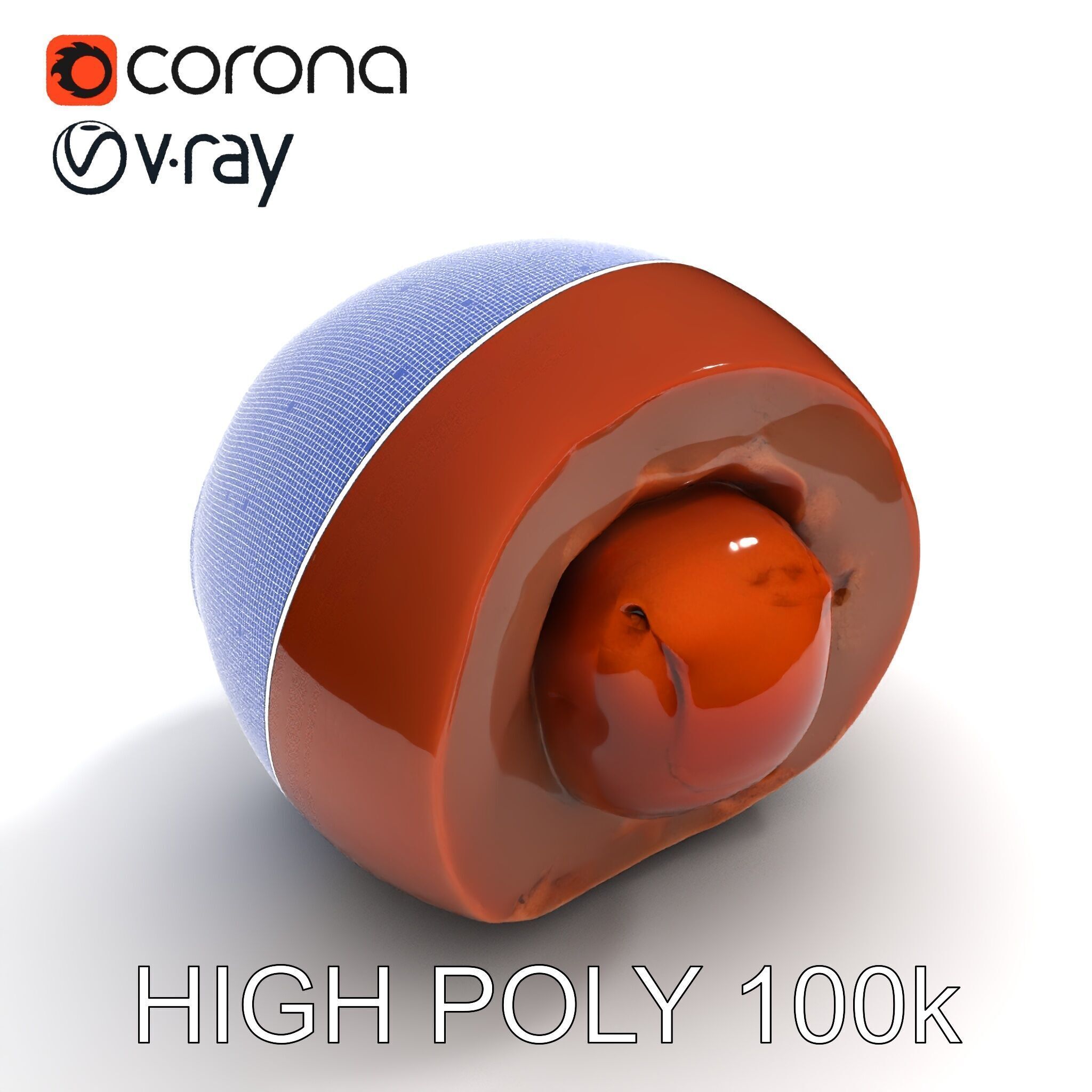 Chocolate Truffle Model Pack Realistic D Model Low-poly 3D model_29