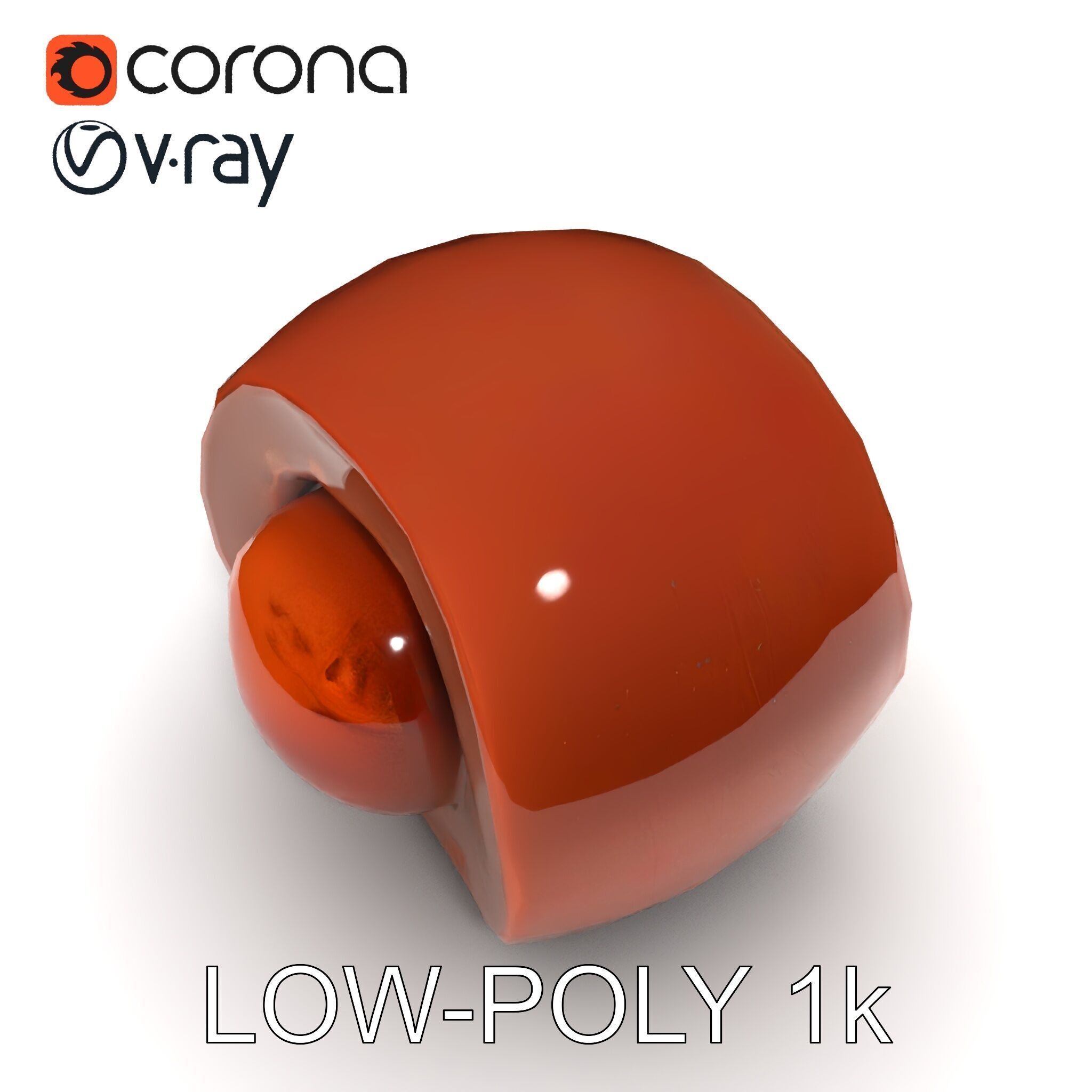 Chocolate Truffle Model Pack Realistic D Model Low-poly 3D model_22