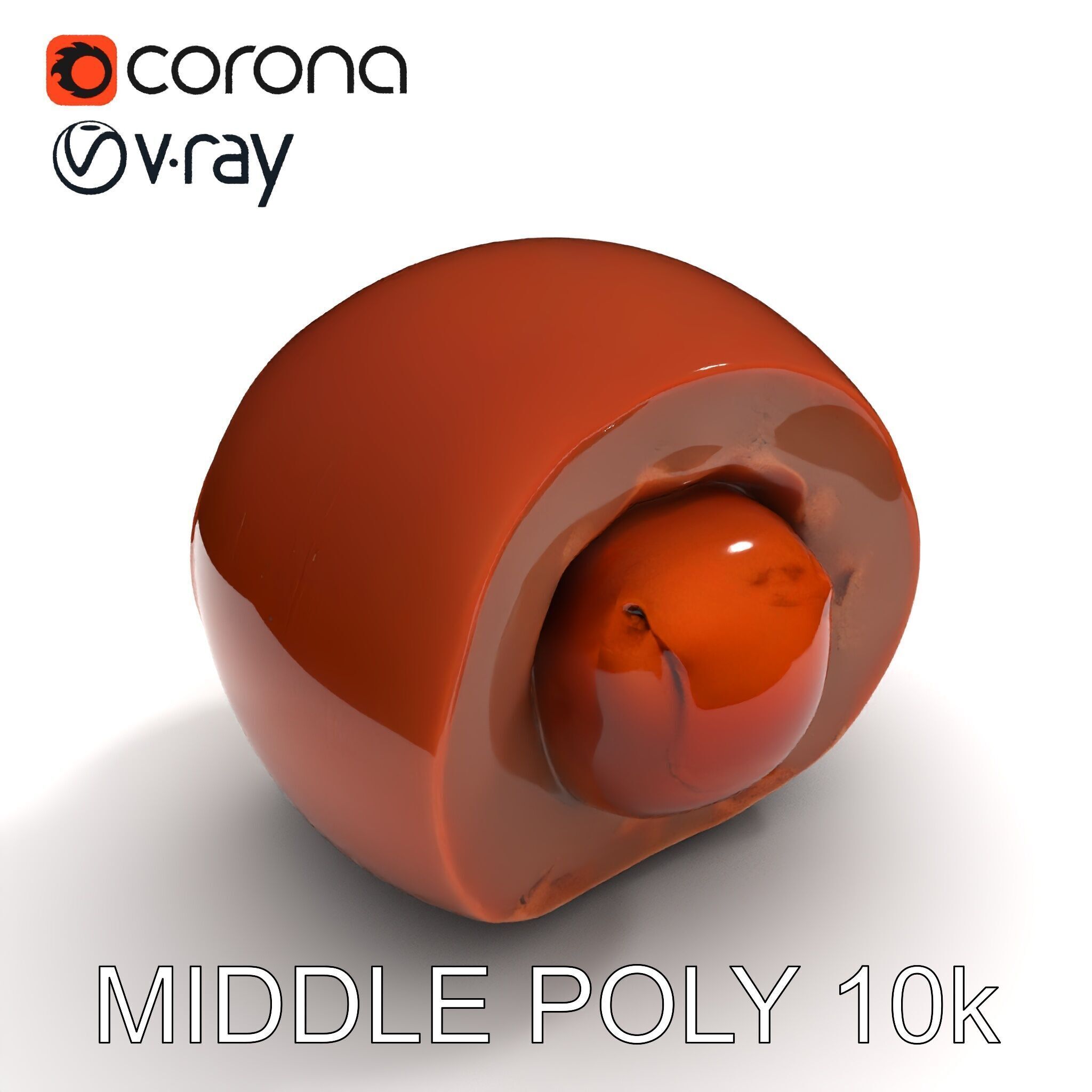 Chocolate Truffle Model Pack Realistic D Model Low-poly 3D model_30