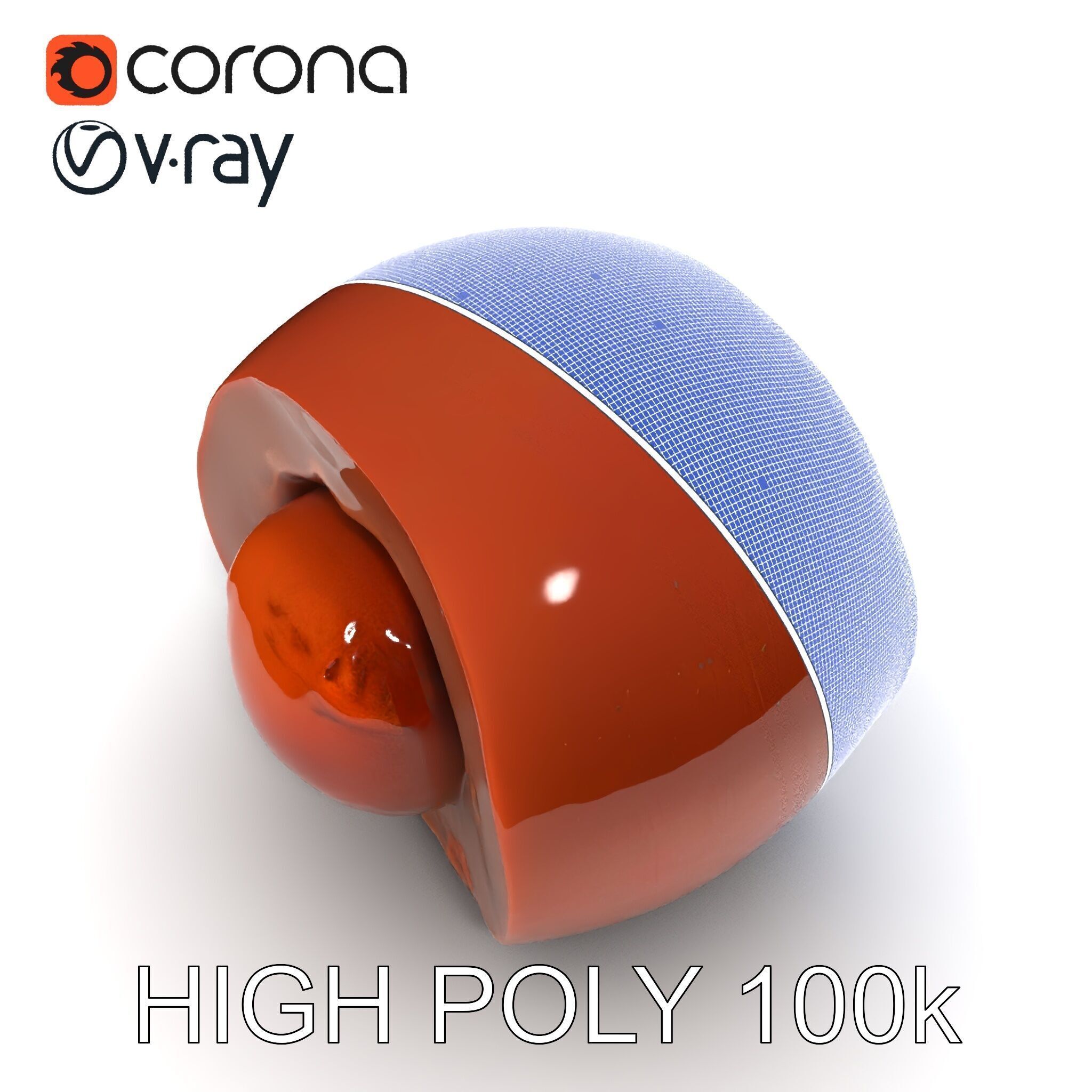 Chocolate Truffle Model Pack Realistic D Model Low-poly 3D model_35