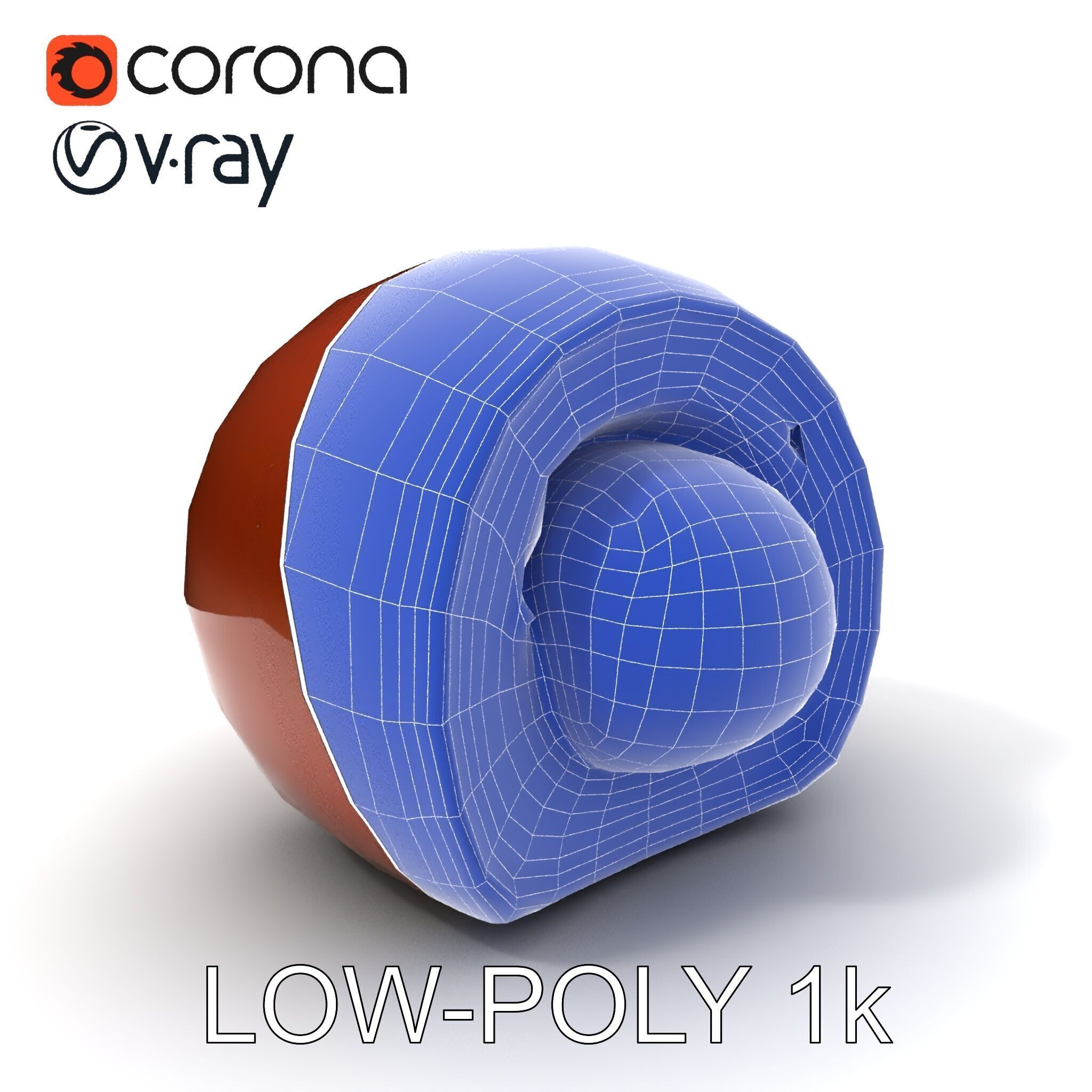 Chocolate Truffle Model Pack Realistic D Model Low-poly 3D model_28