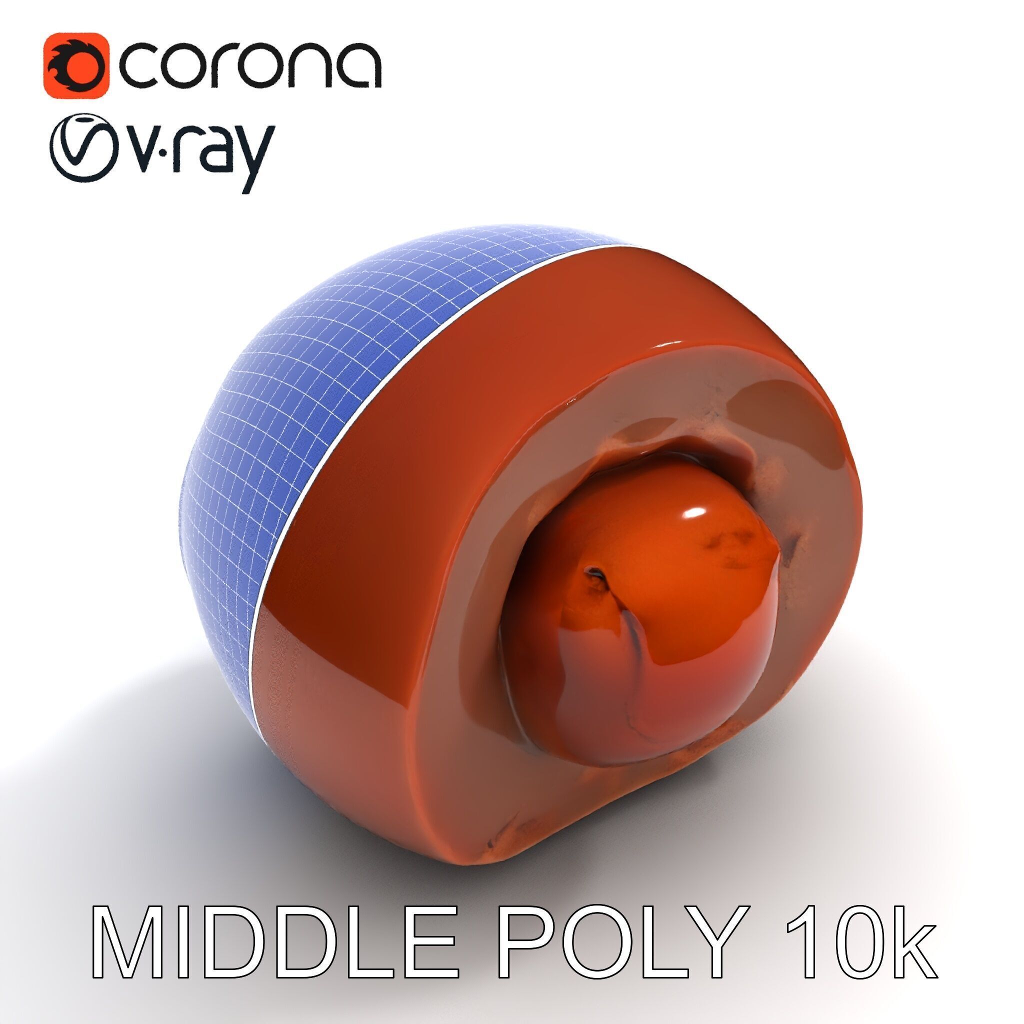 Chocolate Truffle Model Pack Realistic D Model Low-poly 3D model_27