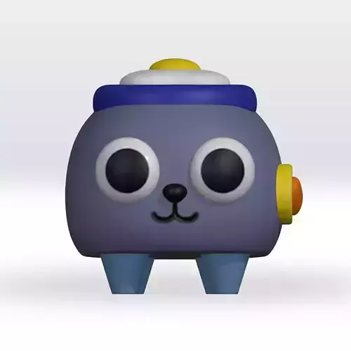 ShareServed Eggy Pebble Dandy World STL 3D Multicolor 3mf 3D