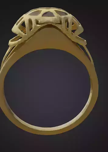 Diamond Ring 3D Model OBJ Format