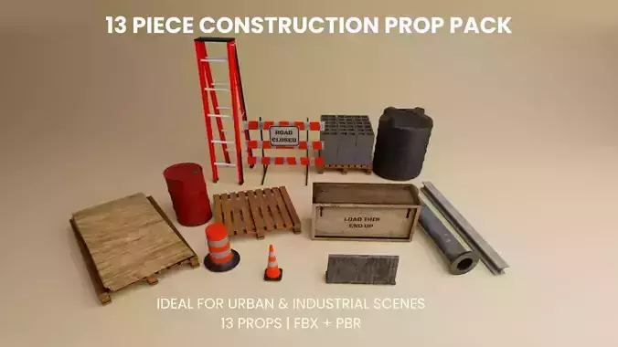 Construction Site Prop Pack 