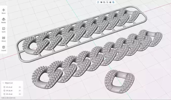 16mm Wide CUBAN Link Chain - SOLID FOR BRACELETS OR NECKLACE