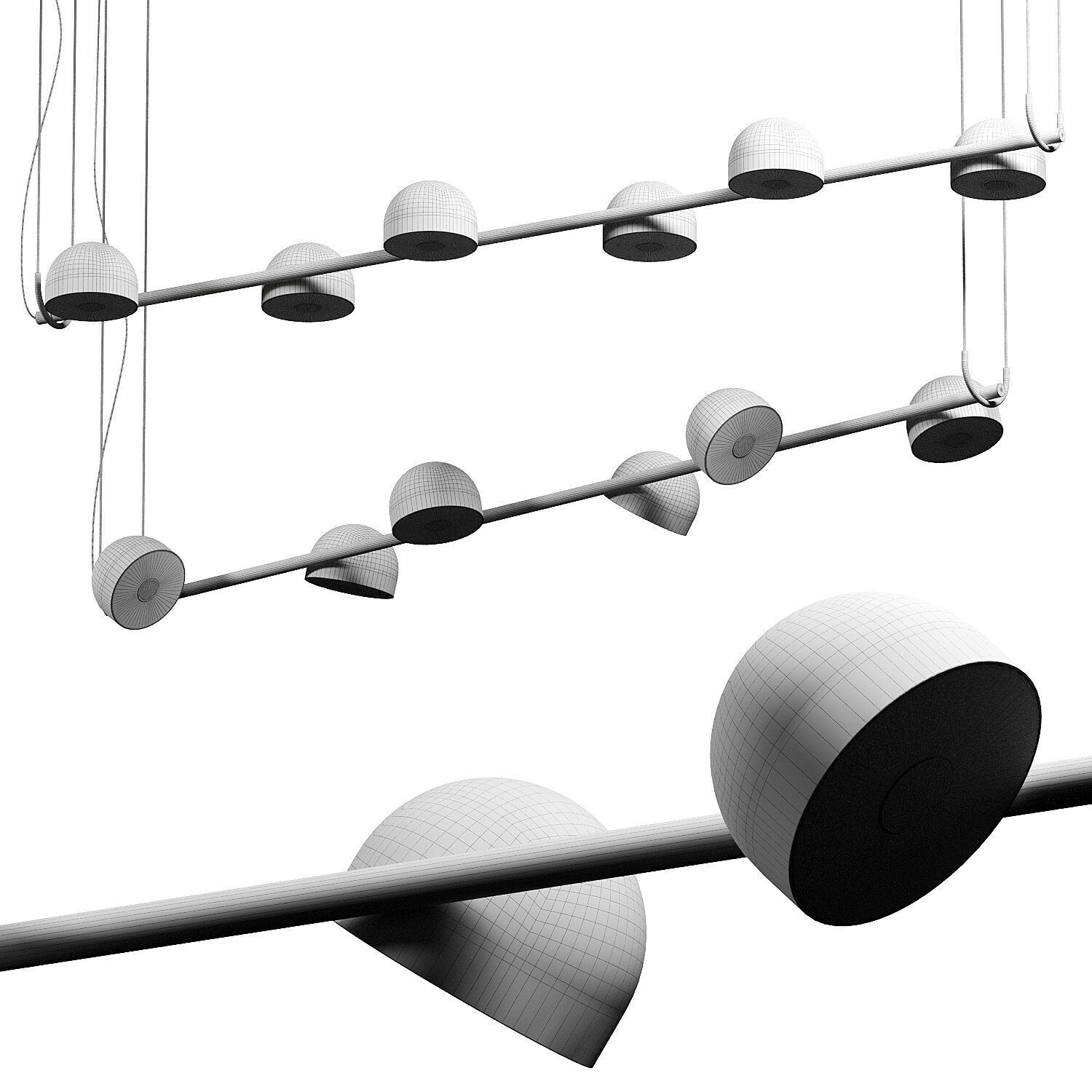 B lux Boweee S6 Pendant Lamp 3D model_4