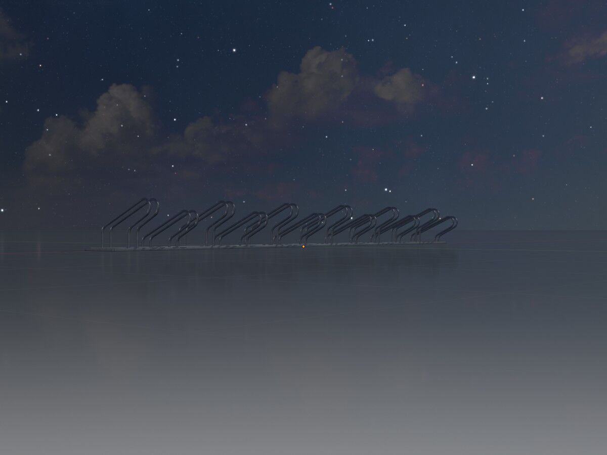 Bicycle Bracket Parker Version 2 Low-poly 3D model_4