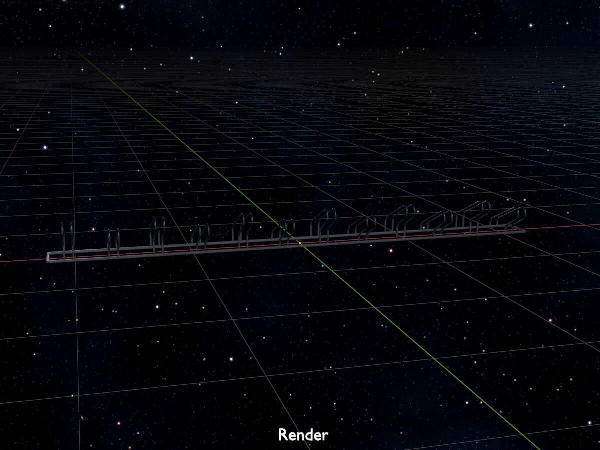 Bicycle Bracket Parker Version 2 Low-poly 3D model_17